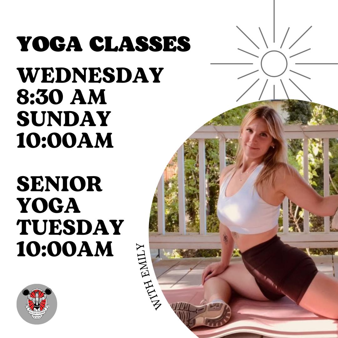 Senior Yoga Class (with chair)
